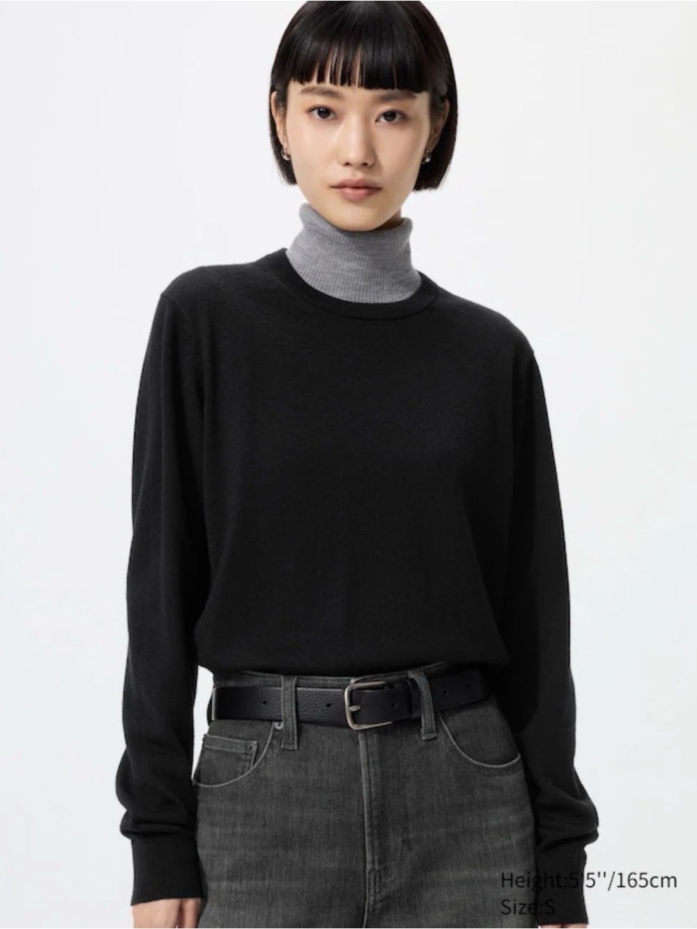 Nwt. Uniqlo Classic Black Women’s Sweater